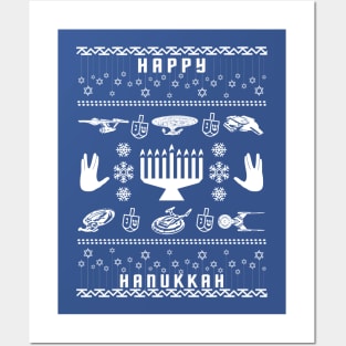 Happy Hanukkah Trek Posters and Art